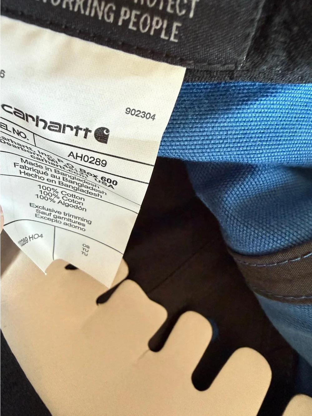 Carhartt Canvas (AH0289) Cap Royal Blue OS NWT IN PACKAGE